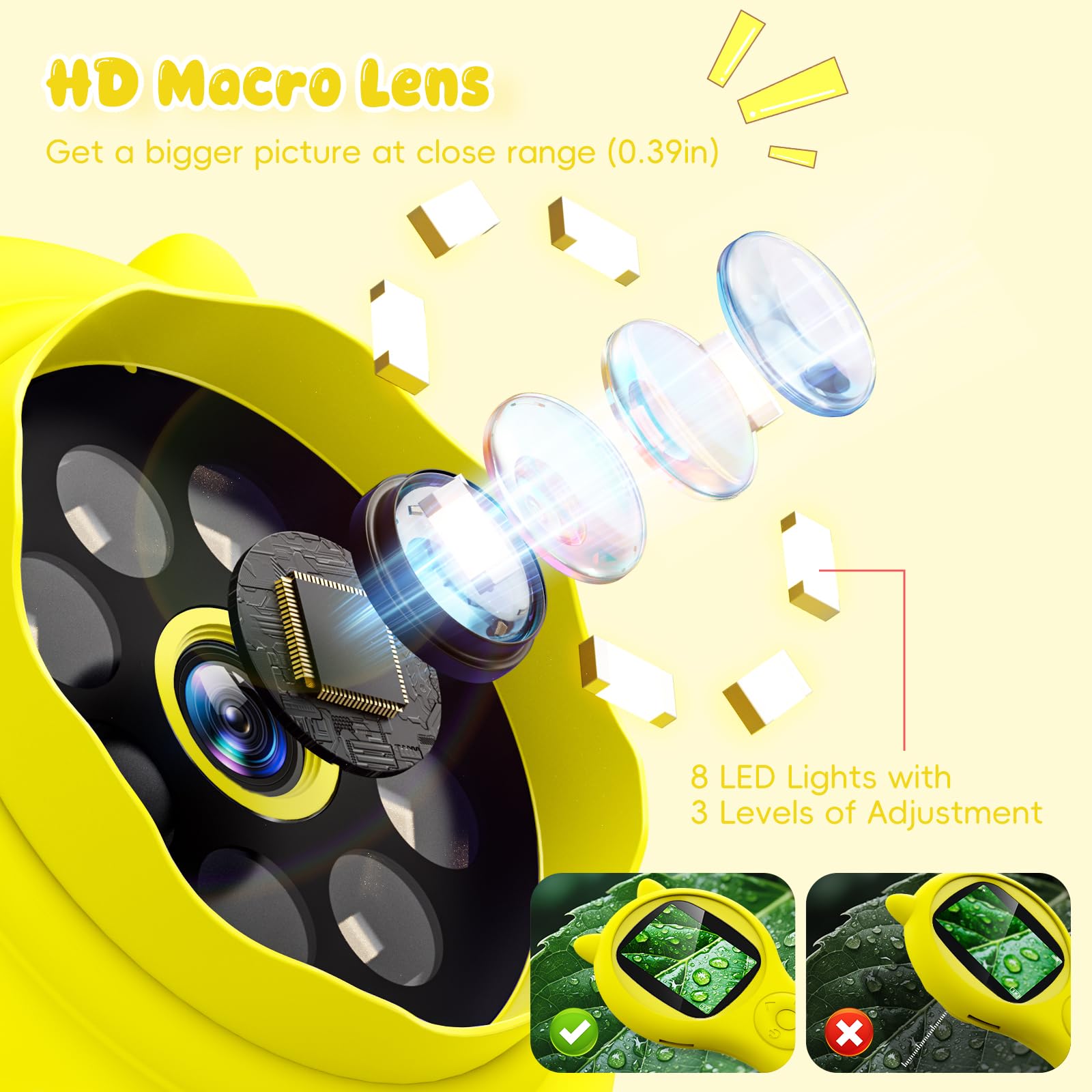 Ashfly microscope with 1080p imaging captures clear videos of specimens.