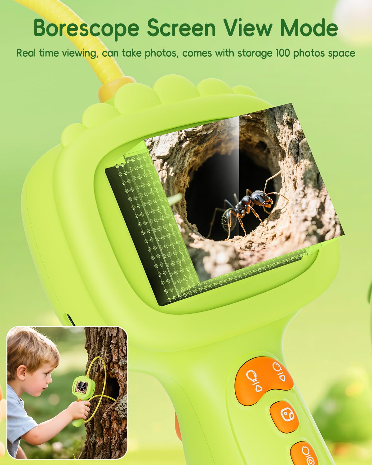 Ashfly kids exploration in backyard using a durable STEM toy