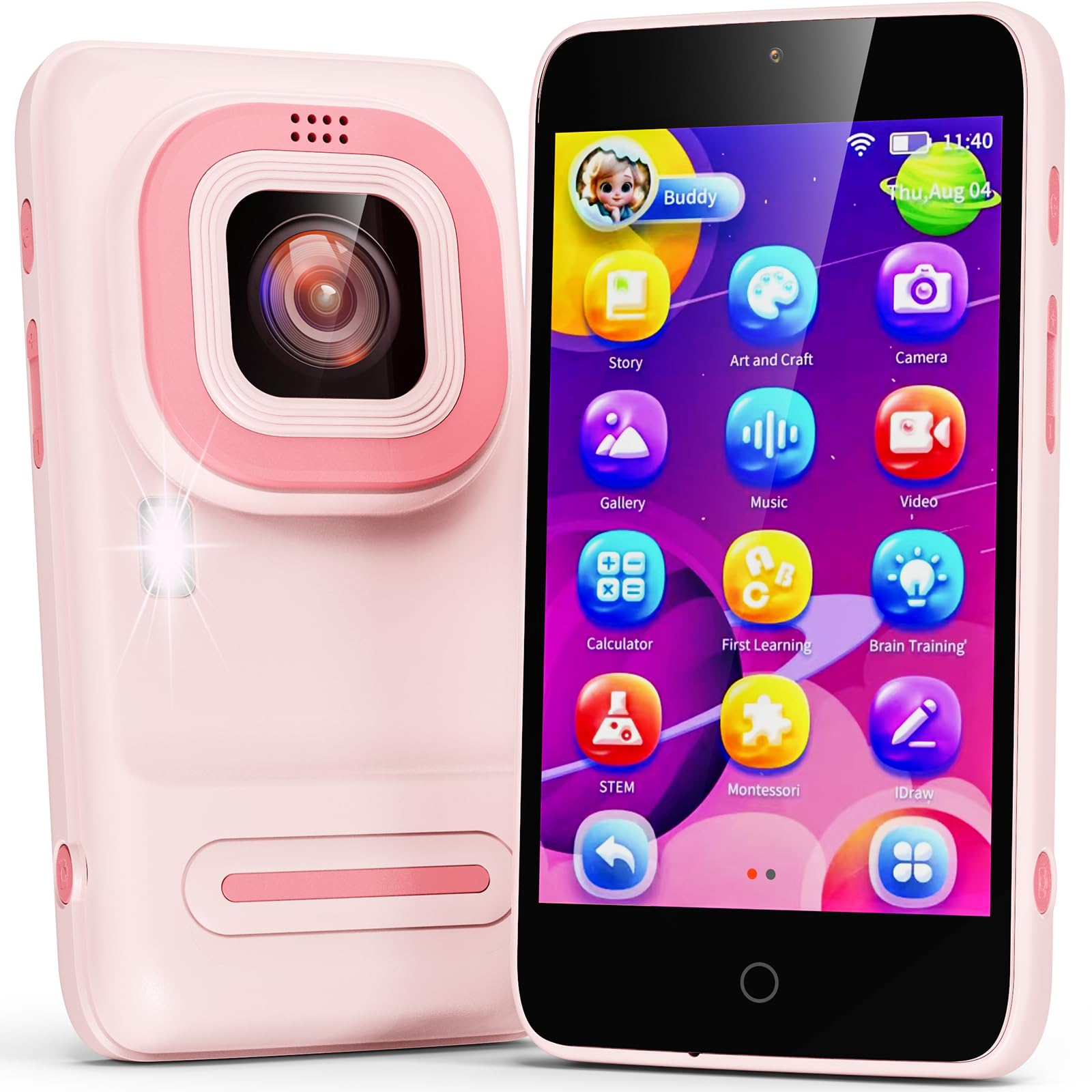 Ashfly Kids Smart Phone with 3.97-inch screen for clear, kid-friendly viewing.