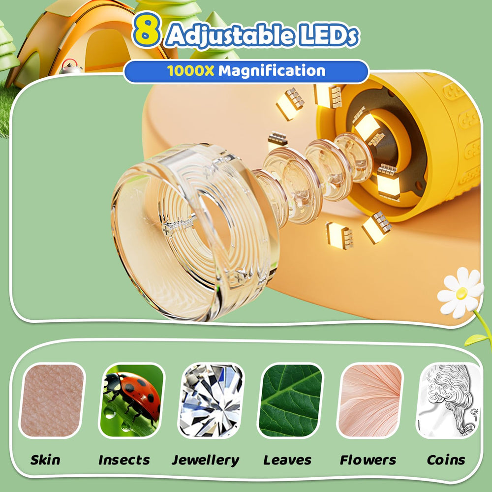 Ashfly Microscope captures photos and videos for later review.