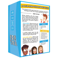ASM GAMES Do Your Friends Even Know Each Other gift ready box for friends and game nights