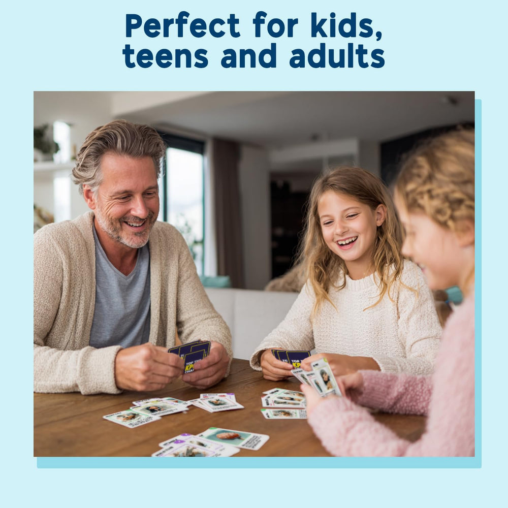 ASM GAMES Top The Kpop Charts on desk during game night, ideal for family gatherings.