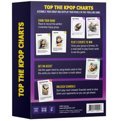 ASM GAMES Top The Kpop Charts illustrated cards spark visual appeal and strategic play.