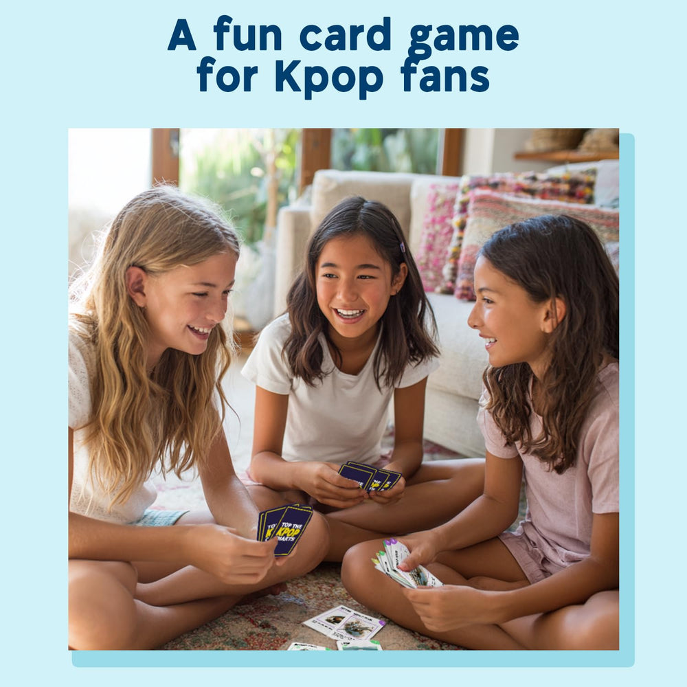 ASM GAMES Top The Kpop Charts players-teen enjoying a fast-paced game night.
