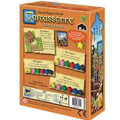 Asmodee Carcassonne Abbey and Mayor expansion mayor figure for city control and tactical play