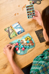 Asmodee Harmonies game setup offers quick, intuitive assembly for busy game nights.