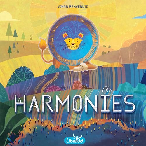 Asmodee Harmonies tile placement emphasizes strategy and pattern formation during gameplay.
