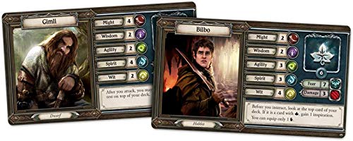 Asmodee The Lord of the Rings Journeys hero miniatures ready for team battles