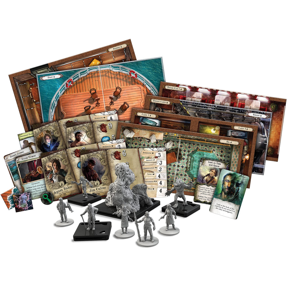 Asmodee Mansions of Madness Horrific Journeys luxury ocean liner setting for exploration