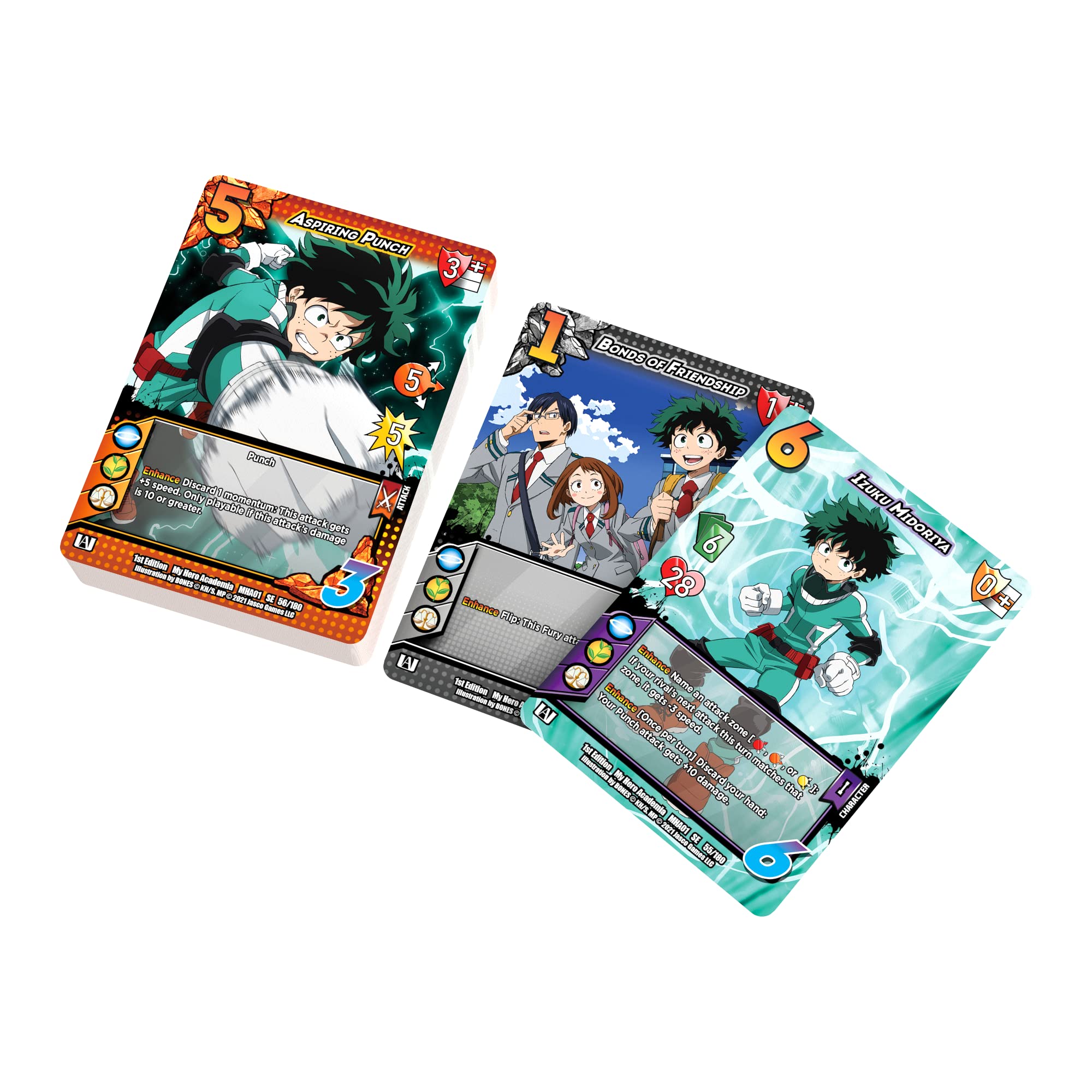 Asmodee MHA CCG two-player duel setup for quick matches.