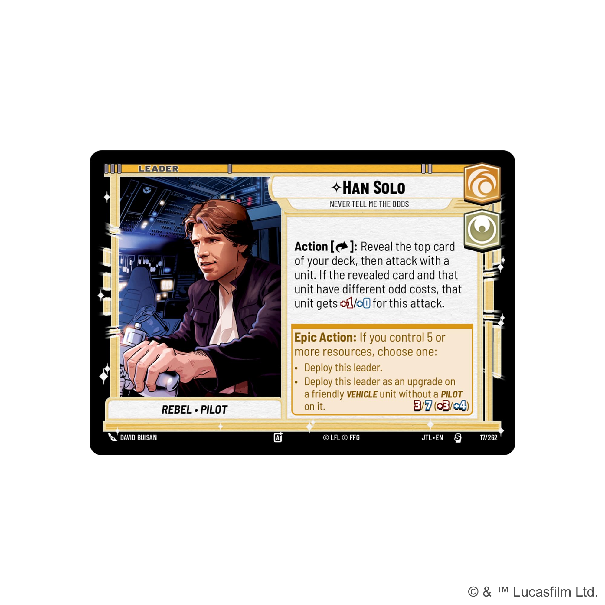 Asmodee Star Wars Unlimited ready-to-play deck enables immediate play.