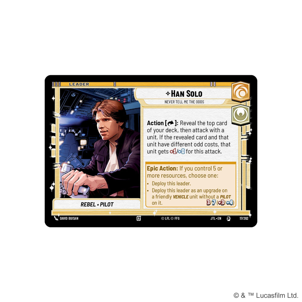 Asmodee Star Wars Unlimited ready-to-play deck enables immediate play.