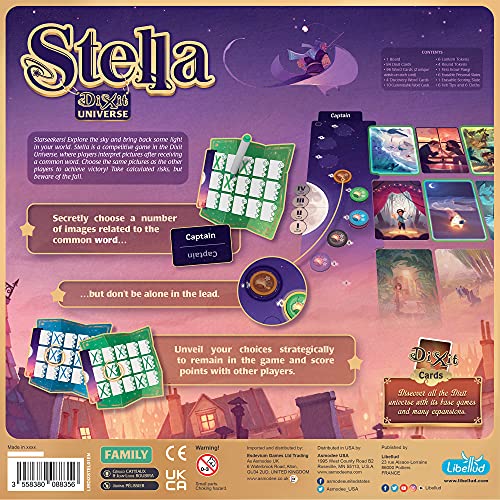 Asmodee Stella erasable-slates keep private choices visible.