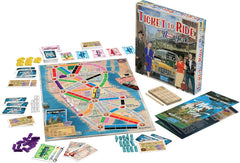 Asmodee Ticket to Ride New York transportation cards offer varied route choices.