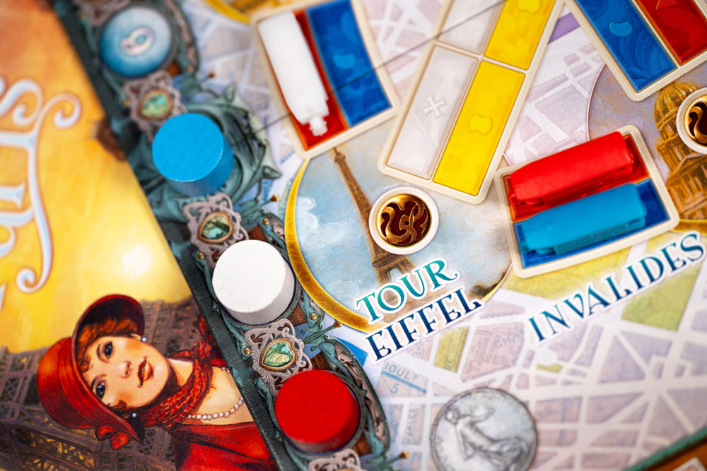 Asmodee Ticket to Ride Paris 1920s Paris artwork for immersion