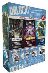 Asmodee UNLOCK! The Formula cards reveal clues for collaborative solving