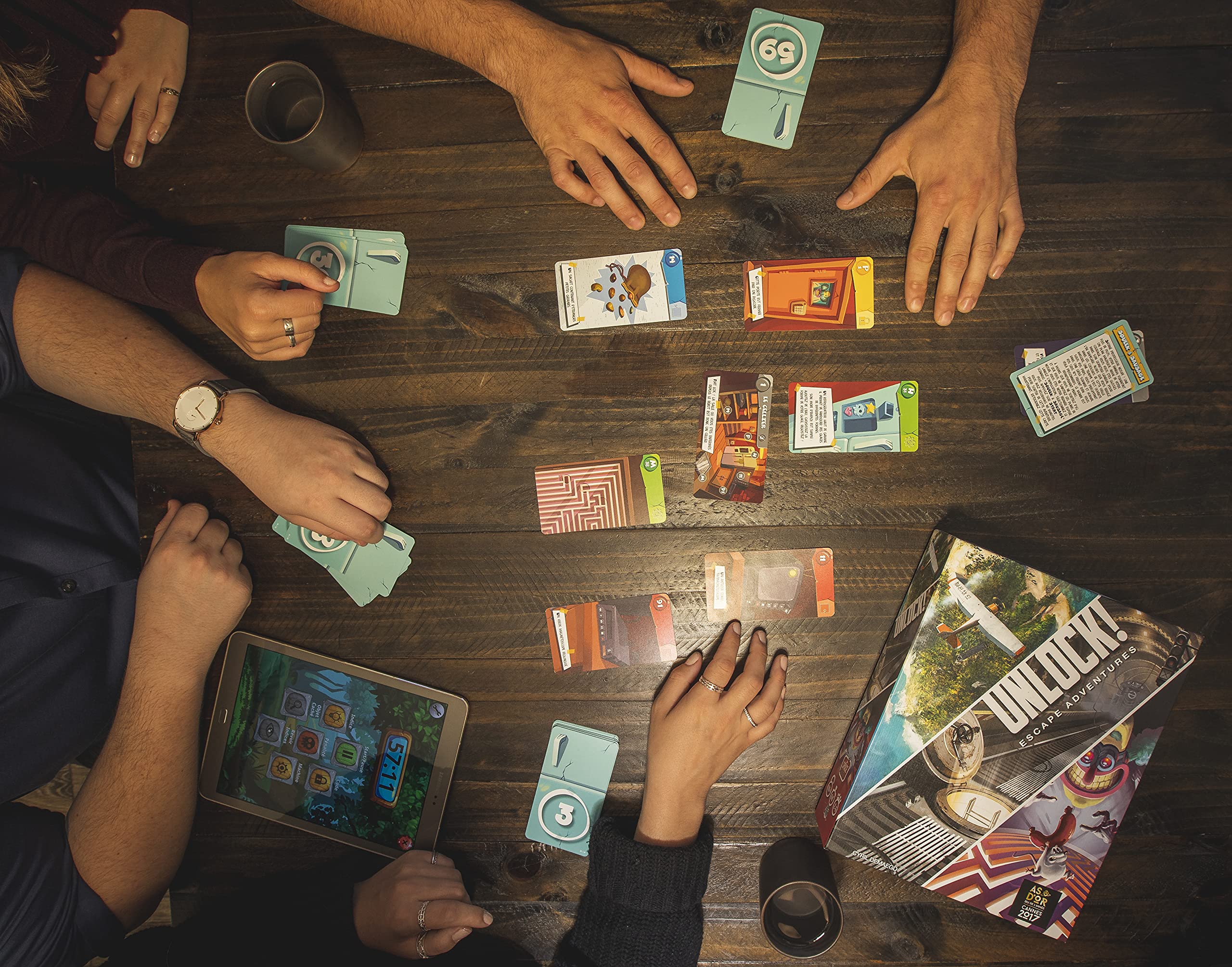 Asmodee UNLOCK! Three scenarios offer varied puzzle challenges