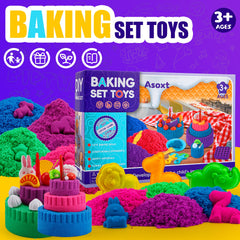 Asoxt Sensory Bin Color Sand Palette demonstrates bright hues for creative scenes.