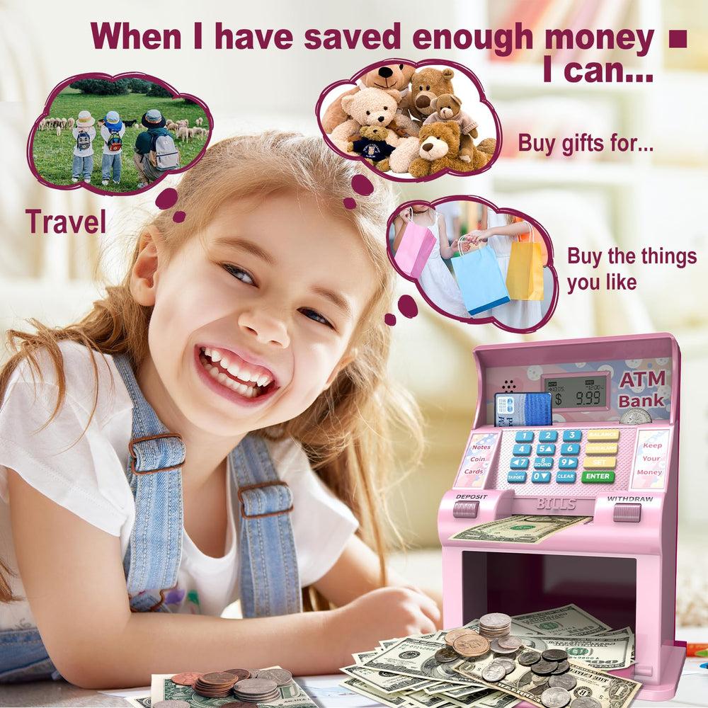 ASRIO ATM piggy bank PIN reset for privacy and security practice