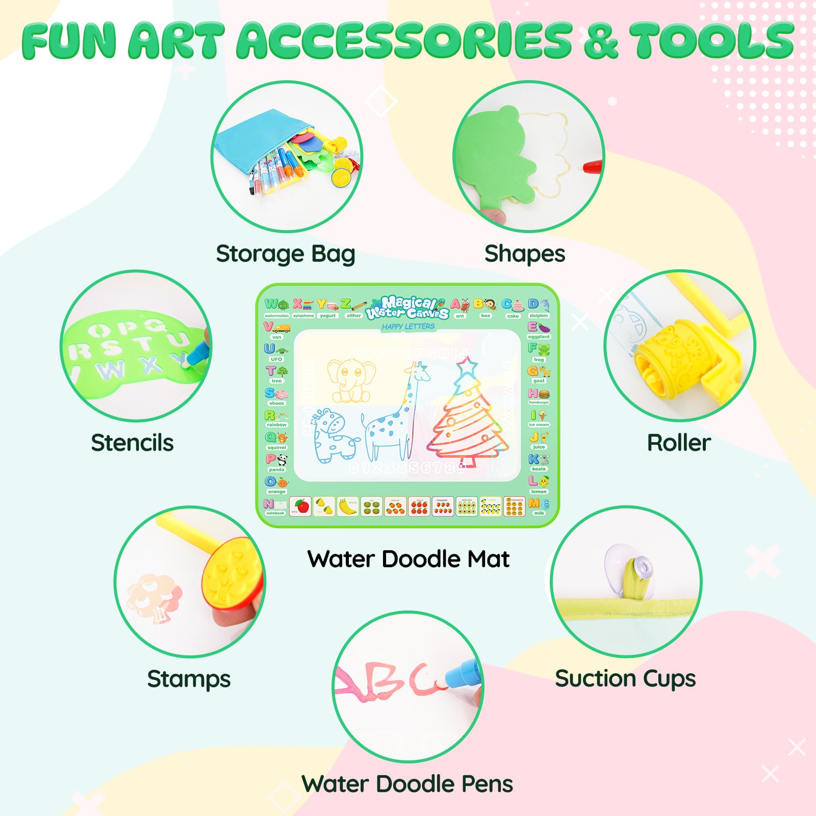 Assark magic roller adds smooth texture for easy tracing on the mat.