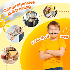 Assorty serving tools provide realistic service moments for kids