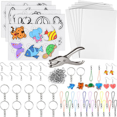 ASTARON shrinking plastic sheets kit with all components for DIY projects