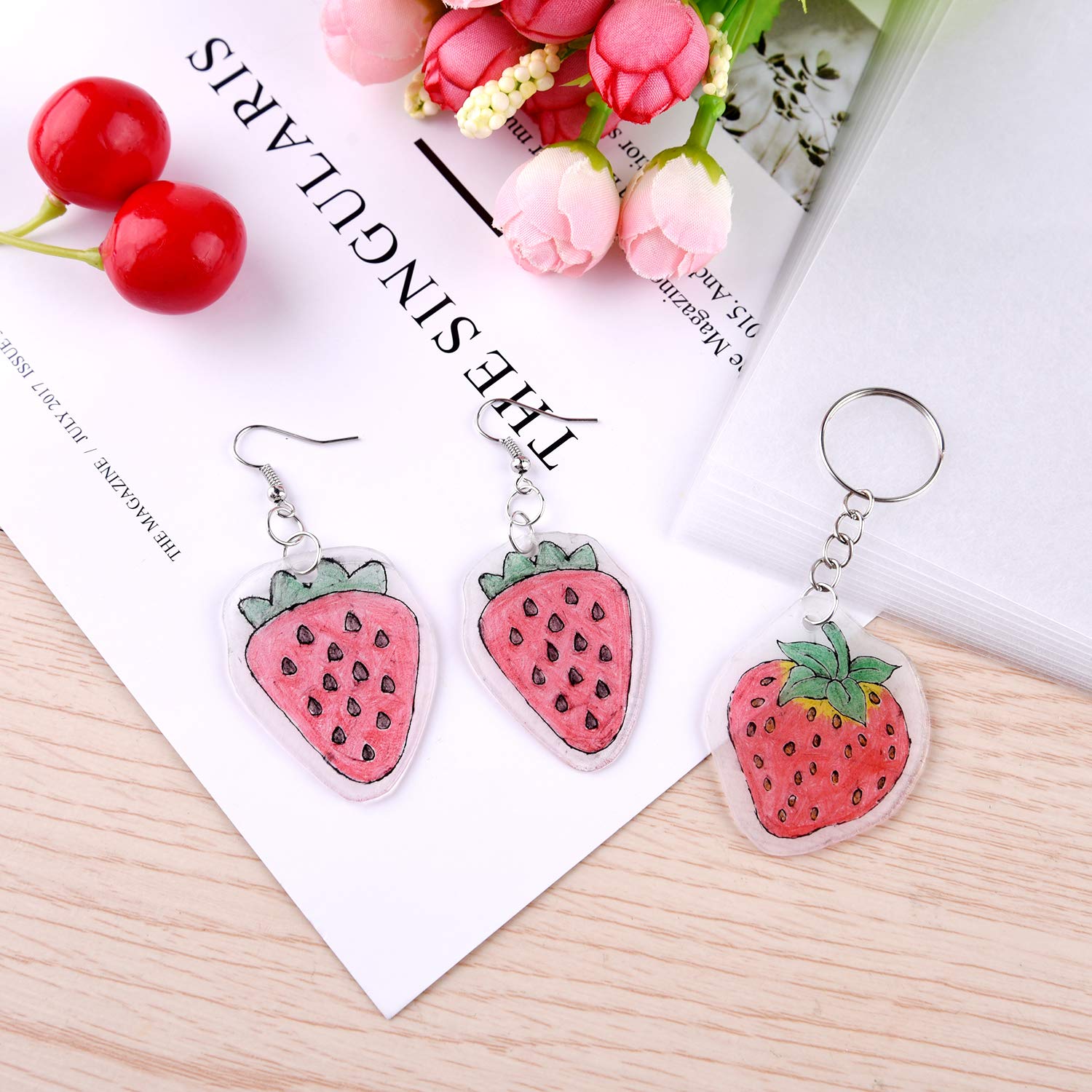 ASTARON 20 ear hooks for versatile jewelry designs.