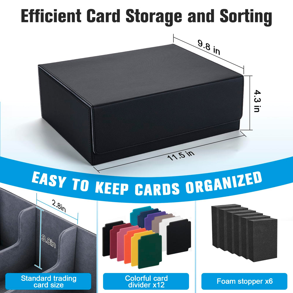 Astrell large-capacity case holding 1800+ single-sleeved cards for collectors.