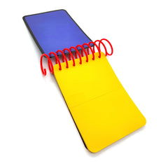 ASVP Shop Josh Crayon Black with blue stripe enhances creative notes.