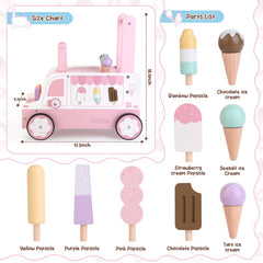 Asweets ice cream theme walker makes a delightful first-step gift for kids.