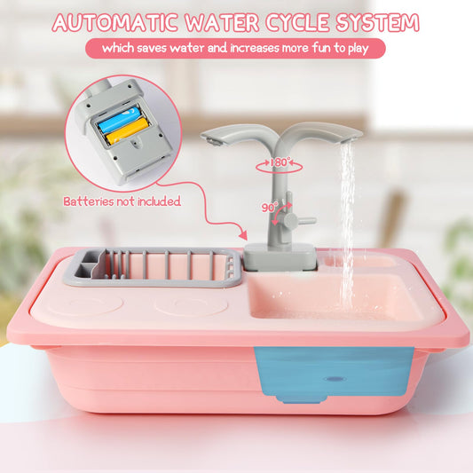 Asweets toy dish rack enhances pretend kitchen organization and cleanup practice