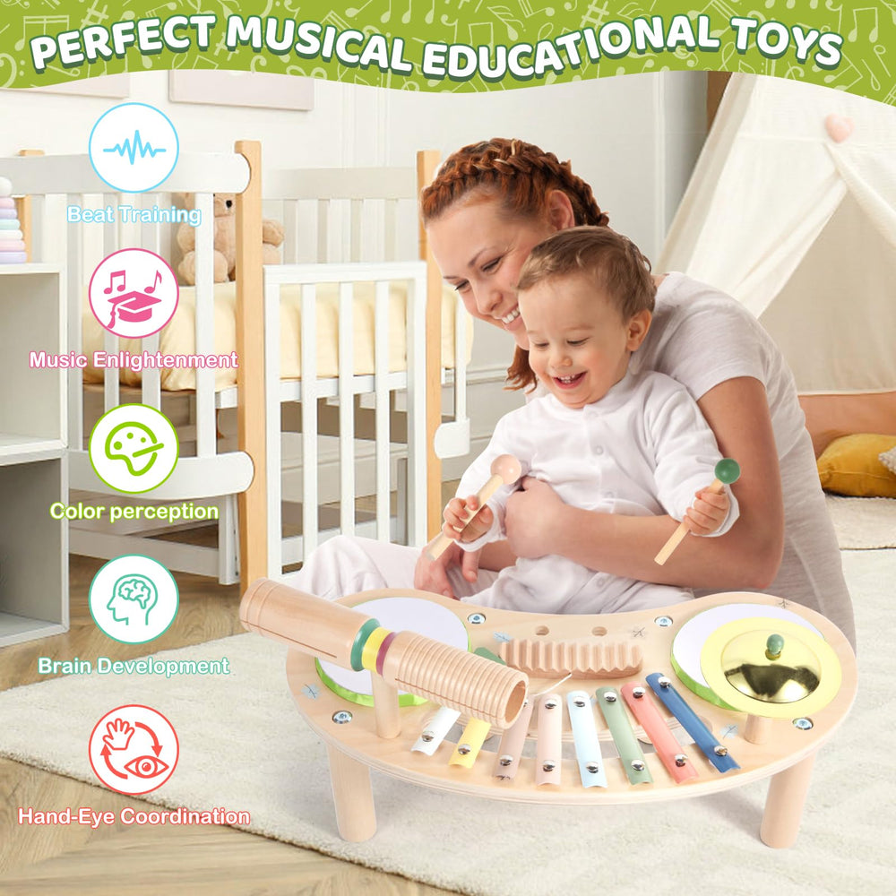 Asweets drum legs provide a sturdy base for playtime
