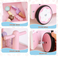 Asweets multi-activity center engages babies with gears and a mirror.