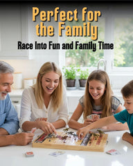 ATCOVE horse race board cards set enables quick rounds.
