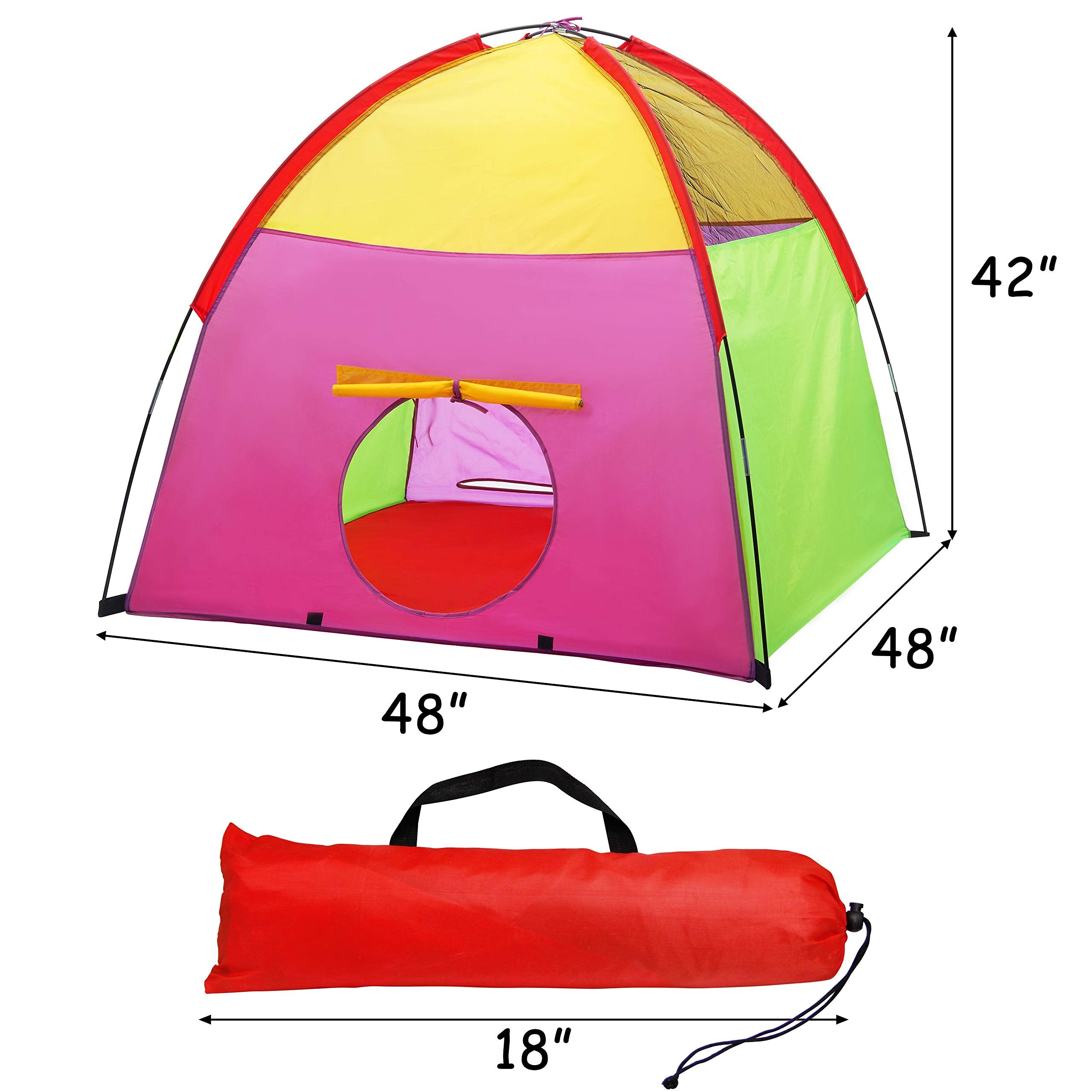 ATDAWN Pop Up Tent in action with quick setup for families
