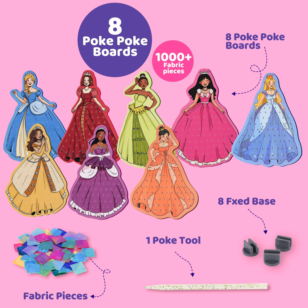 ATFUNSHOP display stands to showcase finished princesses as decor
