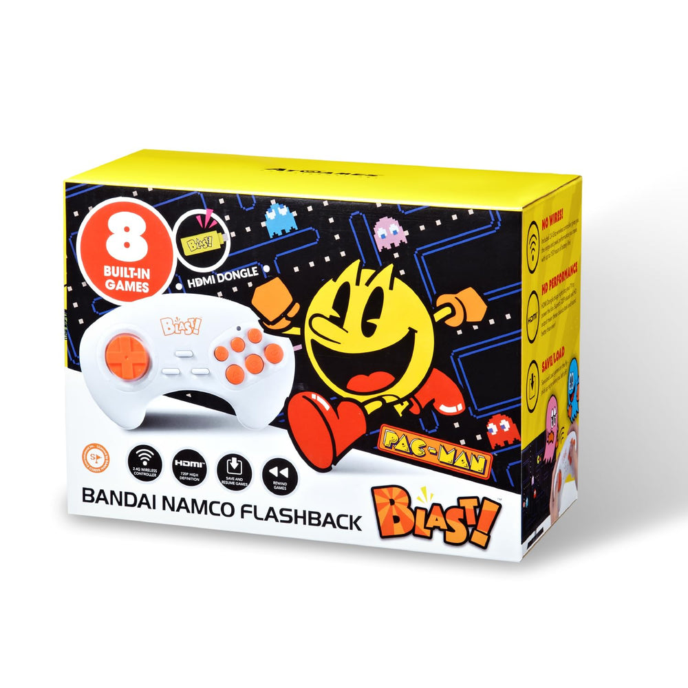 AtGames Bandai Namco Flashback Blast HDMI dongle enables easy plug-and-play gaming on HDTV