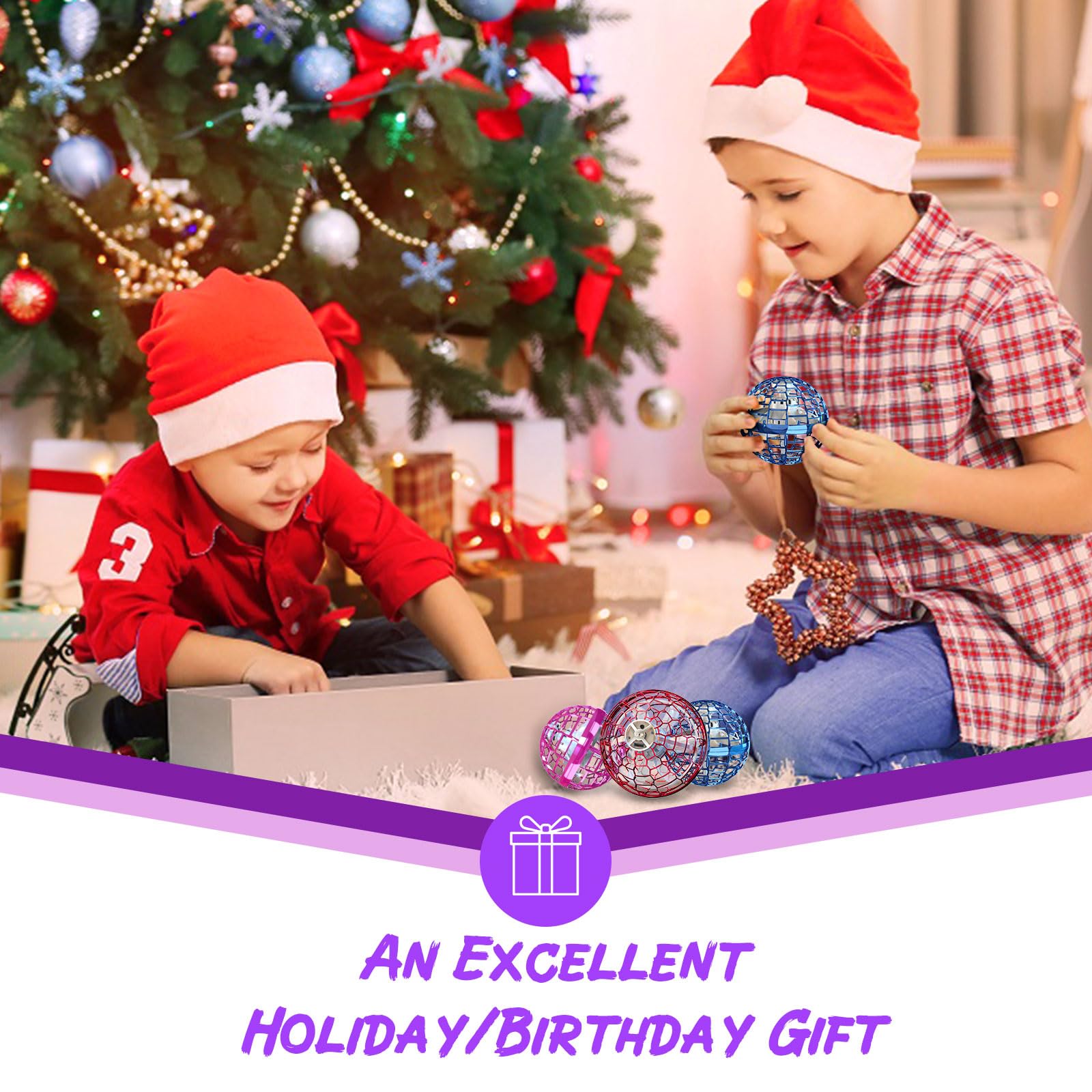 ATHLERIA Pro kid-friendly hover ball suitable for family fun