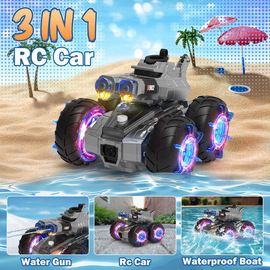 ATHLERIA waterproof RC car designed for submersion and outdoor exploration.