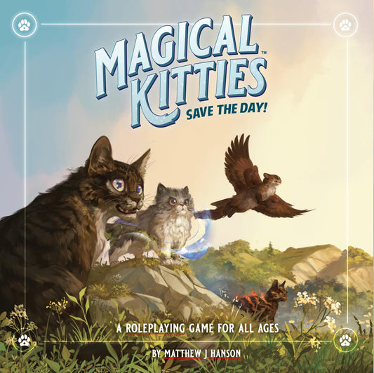 Atlas Games Magical Kitties character sheets for quick storytelling