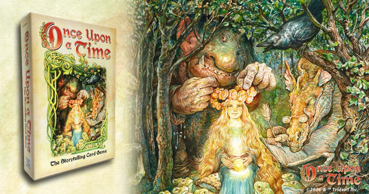 Atlas Games Once Upon A Time 3rd Edition cards spread inspiring collaborative storytelling.