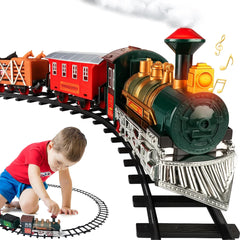 Atlasonix Arizona 1901 electric train engine on colorful tracks for imaginative play.