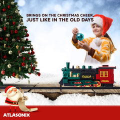 Atlasonix kid-friendly setup invites imaginative play around the tree