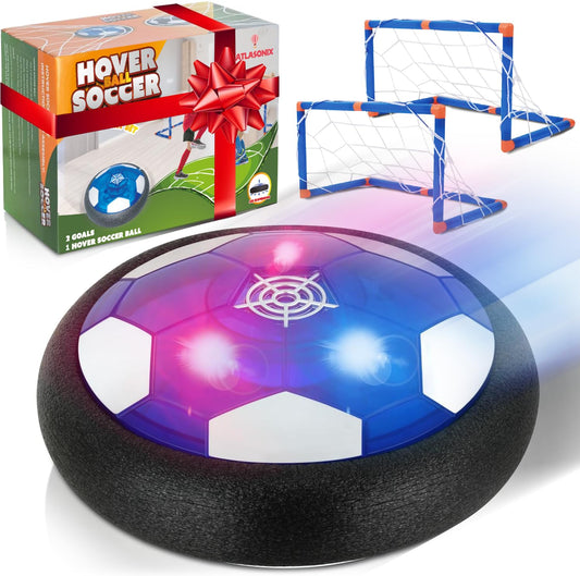 Atlasonix Hover Soccer Ball glides smoothly for indoor fun across floors