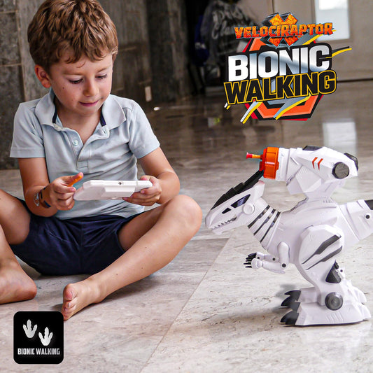 Atlasonix Robot Dinosaur remote-control action supports engaging movement for active play.
