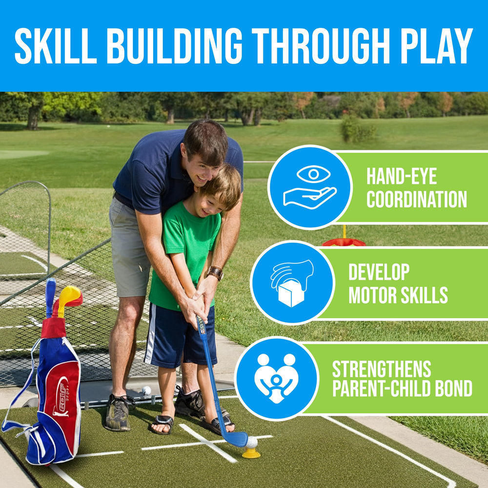 Atlasonix toddler golf sticks (3) for beginner swings and control.