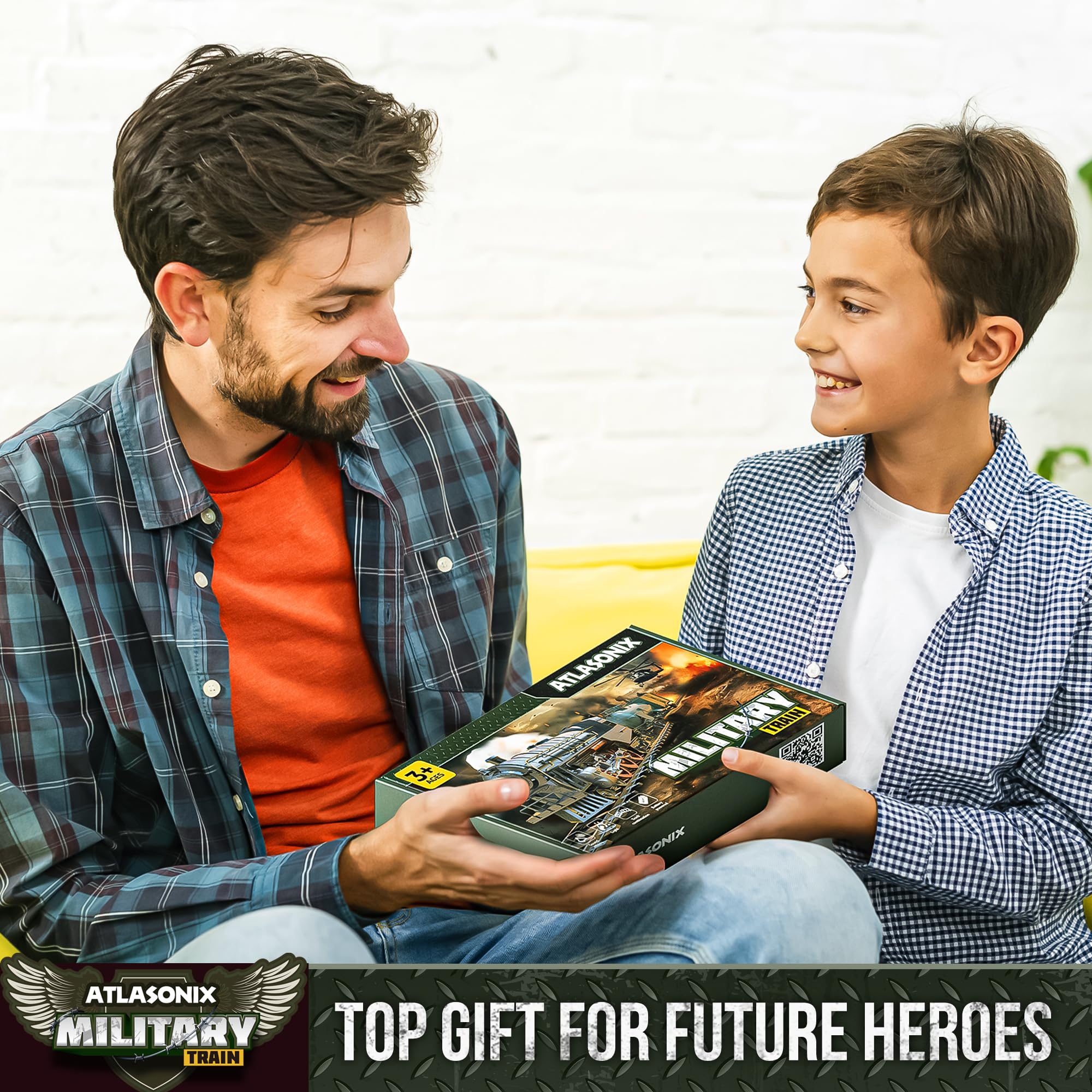 Atlasonix US Electric Express Train gift-packaging makes a ready birthday surprise.