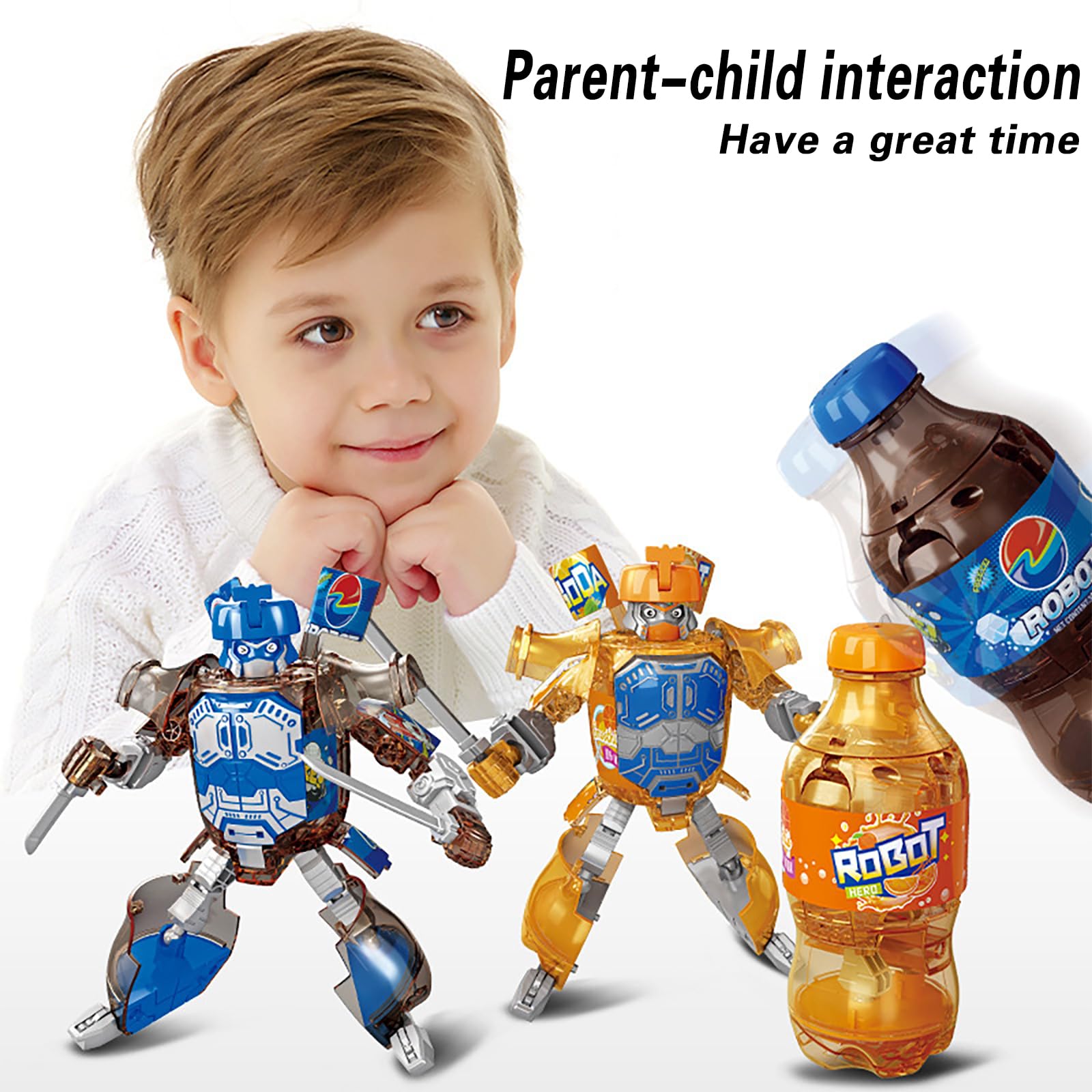 Atlodas creative robot playtime encourages storytelling and fine motor exploration.