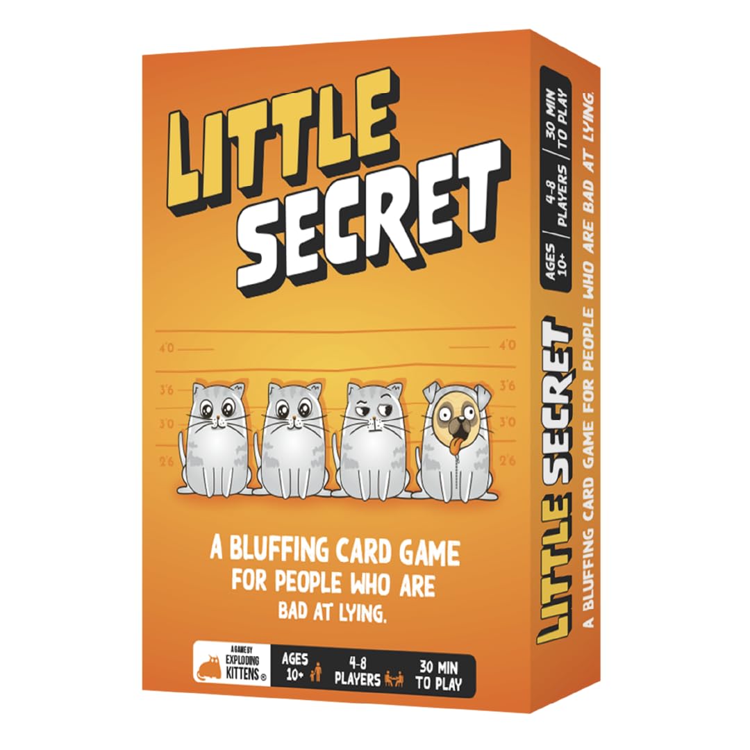 ATM Gaming Little Secret bluffing board game—uncover lies during family night