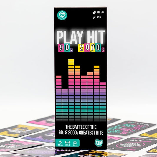 ATM Gaming Play HIT box front—quick, social party setup.